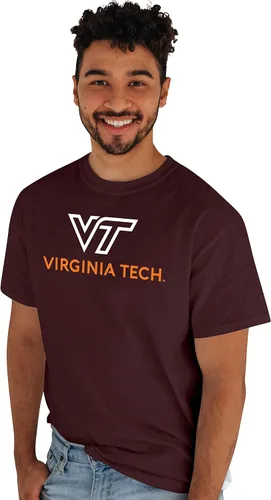 Vista 46 de Blue 84 Camiseta NCAA para hombre, icono de color del