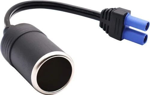 Vista 6 de Enchufe para encendedor de cigarrillos de 12V para arranque de emergencia del coche, cables adaptadores de enchufe EC5 a puerto hembra