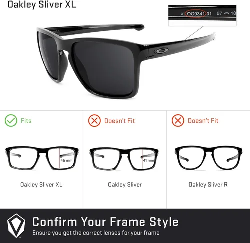 Vista 2 de Revant Lentes de repuesto para Oakley Sliver XL OO9341