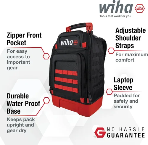 Vista 2 de Wiha 91869 Mochila de Transporte de Herramientas de Alta Resistencia