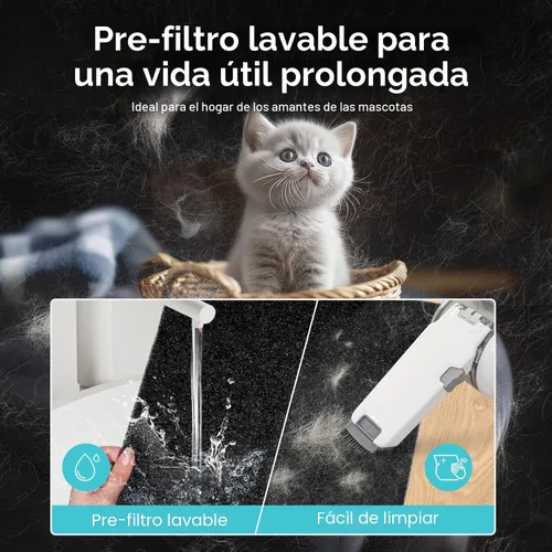 Vista 3 de Purificadores de aire para el hogar, habitación grande de hasta 2590 pies cuadrados con pantalla PM 2.5, sensor de calidad del aire, purificador