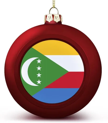 Vista 11 de Adornos de bola de Finlandia, bandera de las naciones, adorno de bola de Navidad, bandera de Finlandia, adornos de plástico para árbol de Navidad