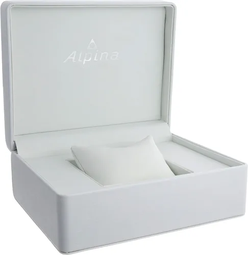Vista 3 de Alpina Reloj blanco de cuarzo suizo AL-281WY3V4 Comtesse para mujer, NegroGris, Reloj inteligente
