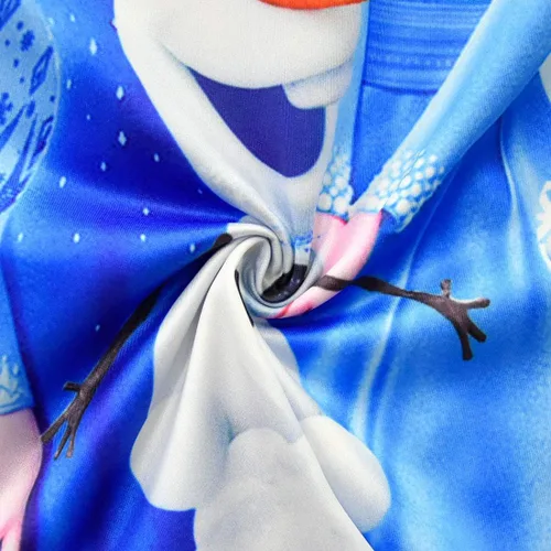Vista 5 de WNQY Girls Princess Dress Toddler Cartoon Short Sleeve Casual Shirtdress