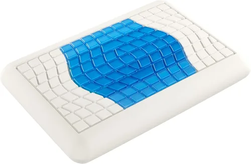 Vista 2 de Technogel Almohada de espuma viscoelástica de gel refrescante, almohada de enfriamiento Comfort Revolution, perfil ventilado de 4.5 pulgadas, zona