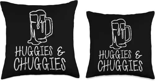 Vista 3 de Huggies n Chuggies Huggies and Chuggies-Throw - Almohada de 16 x 16 pulgadas, multicolor