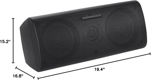 Vista 7 de Monoprice 108247 - Sistema de altavoces Home Theater - 5.1 canales, seis Negro
