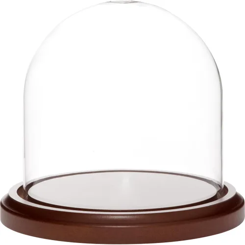 Vista 4 de Plymor Cúpula de cristal de 5.5" x 5.5" (base de madera MDF negra)