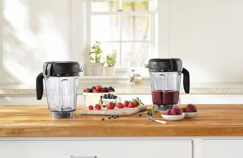 Vista 5 de Vitamix Recipiente, 64 onzas. De perfil bajo, transparente