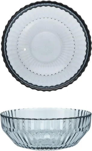 Vista 6 de Fortessa Archie Cuenco de Postre de Vidrio con Base, 10 Onzas, Transparente