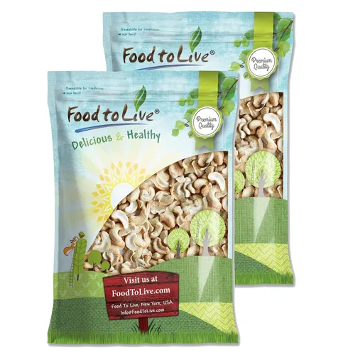 Vista 8 de Food to Live Piezas de anacardo, 1 libra - Kosher, crudo, vegano, apto para paleo, sin sal, sin tostar, a granel, rico en selenio, zinc, magnesio