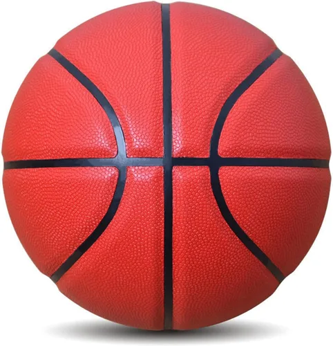 Vista 6 de MINDCOLLISION Balón de baloncesto de color sólido de tamaño 5/6/7, no es antideslizante estándar, resistente al desgaste, adecuado para interiores