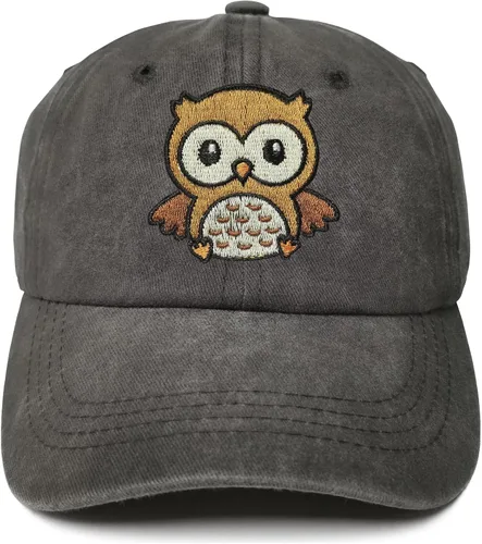 Vista 17 de Gorras de béisbol bordadas con animales para niño y niña