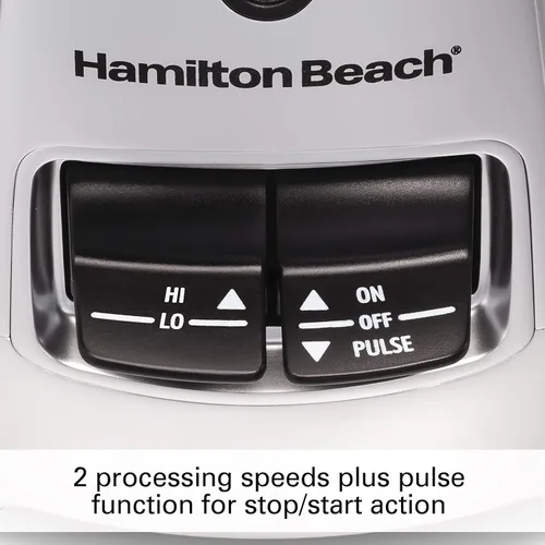 Vista 6 de Hamilton Beach Stack & Snap - Procesador de alimentos y picador de verduras de 8 tazas con cuchilla ajustable, raspador de tazón integrado y estuche