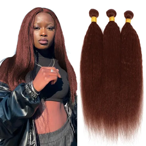 Vista 187 de Color 30 paquetes de cabello humano marrón onda del cuerpo paquetes 8 10 12 pulgadas brasileño virgen Remy extensiones de cabello humano doble trama