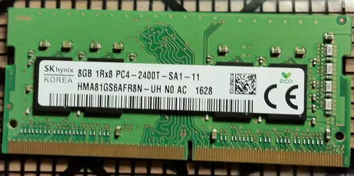 Vista 2 de Hynix HMA81GS6AFR8N-UH 8GB DDR4 2400MHz módulo de memoria Sodimm