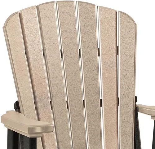 Vista 6 de American Furniture Classics 515WWBK-K - Planeador doble con mesa, madera y negro