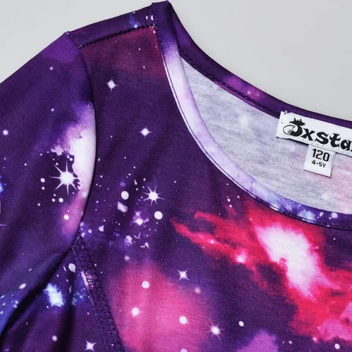 Vista 3 de Jxstar Vestidos de manga larga para niñas, ropa de otoño e invierno, vestido con vuelo