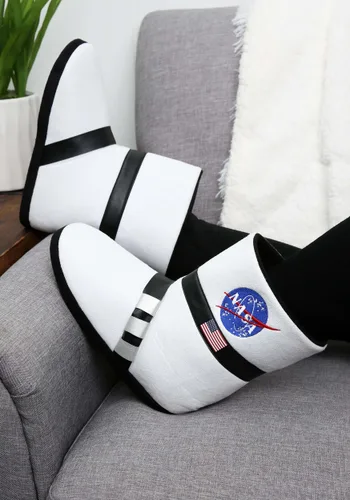 Vista 2 de Pantuflas de Botas de Astronauta para Adultos Multicolor