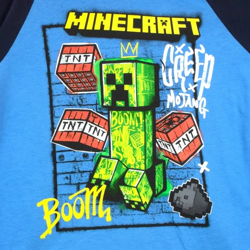 Vista 5 de Minecraft Camiseta con capucha de manga larga para niños