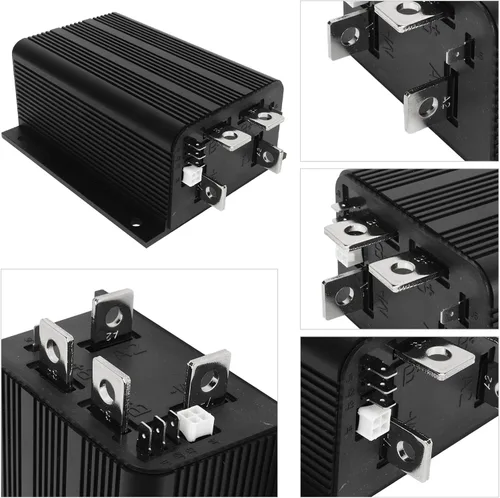 Vista 3 de Controlador de motor de 24V-36V DC, 275A, Operación silenciosa, Programable, Carcasa de aluminio, P1204M 4201