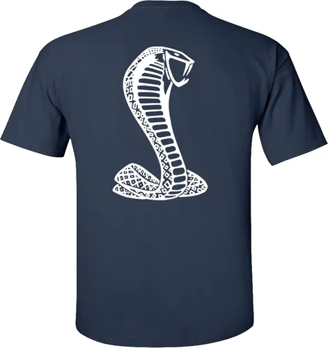 Vista 3 de Shelby Cobra Ford Camiseta Mustang White Carroll Snake Silhouette Logo