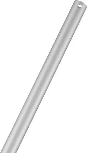 Vista 2 de Varilla de extensión para ventilador de techo de 12 pulgadas en aluminio cepillado