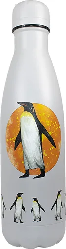 Vista 19 de NatureVac - Black Bear de Deluxebase. Botella de agua de acero inoxidable con aislamiento térmico de 17 onzas. Frasco de vacío reutilizable y a