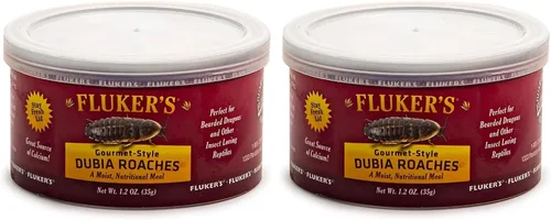 Vista 19 de Fluker's Alimento enlatado gourmet para reptiles, peces, pájaros y animales pequeños, cucarachas pequeñas Dubia, 1.2 oz