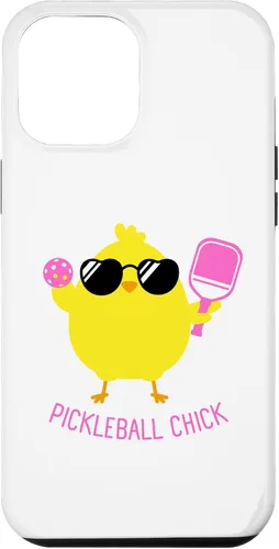Vista 6 de Camisas divertidas de pickleball para iPhone 15, funda de PICKLEBALL CHICK