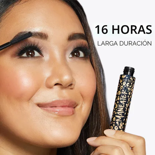 Vista 6 de tarte maneater mascara – Extreme Curl, Instant Volume & Length, 16HR Ultra-Creamy Longwear Eye Makeup Berry & Cinnamon