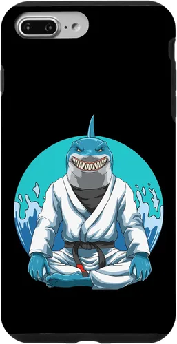 Vista 12 de Funda para iPhone 16 Jiu Jitsu Shark