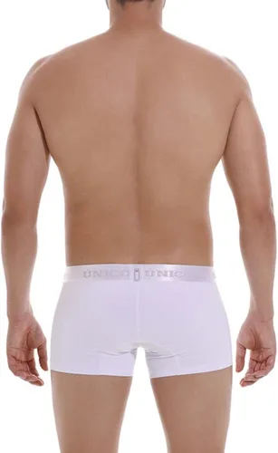 Vista 7 de Mundo Unico Bañador para hombre Algodón (Estados Unidos, Alpha, L, Regular, Blanco), Blanco, Grande