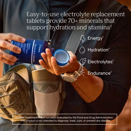 Vista 8 de Trace Minerals Electrolyte Stamina - Suplemento diario de hidratación para el equilibrio de electrolitos - Apoyo energético - Espectro completo