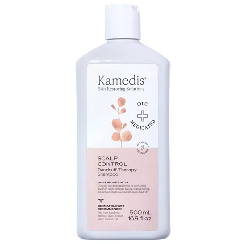 Vista 10 de Kamedis Champú anticaspa para cuero cabelludo sensible y dermatitis seborreica, libre de crueldad, sin parabenos, 6.7 oz