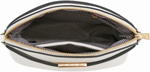 Vista 6 de FashionPuzzle Saffiano Bolso bandolera pequeño con correa de cadena