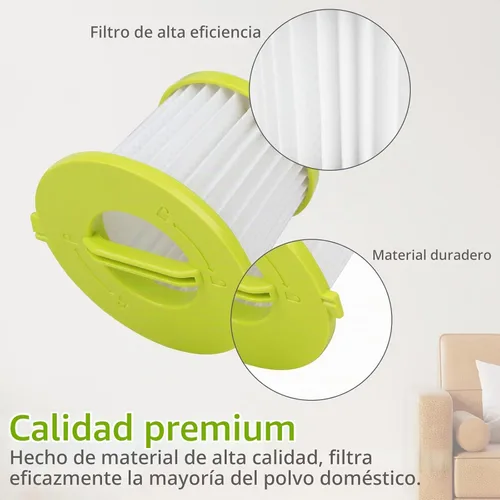 Vista 3 de Filtro de repuesto compatible con modelos de aspiradora de mano Ryobi ONE+ de 18 V PCL700 PCL704 PCL705 Comparar con el número de pieza A32F05N 2