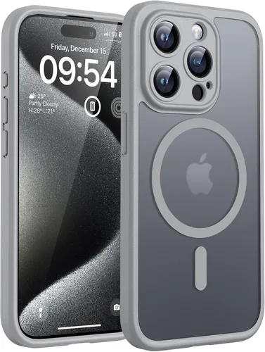 Vista 247 de TOCOL Funda para iPhone 11, compatible con Magsafe, protección completa de cámara, imanes integrados, protección contra caídas, funda translúcida