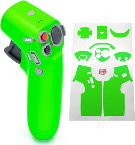 Vista 9 de WRAPGRADE Skin compatible con DJI FPV Controlador de movimiento (azul caribeño)