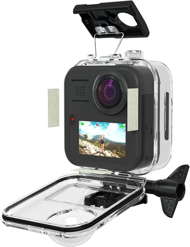 Vista 2 de Carcasa impermeable para pantalla táctil para GoPro MAX 360, protección de buceo, cubierta de buceo subacuática para Go Pro Max accesorios de cámara