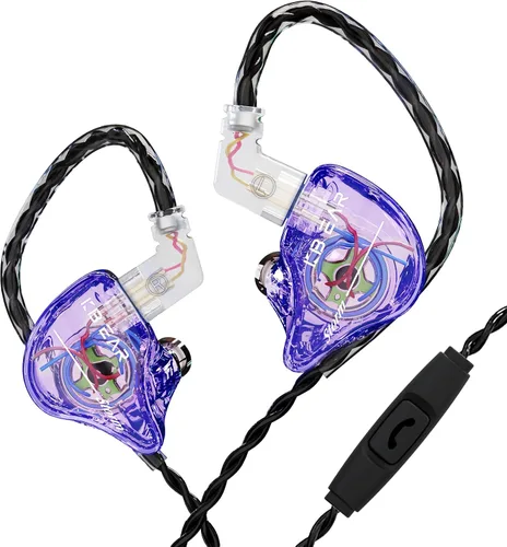 Vista 11 de YINYOO KBEAR KS1 Auriculares USB C con Sonido Cristalino, Auriculares Tipo C con Micrófono y Control de Volumen para iPhone 16/17