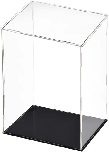 Vista 5 de DMiotech 1 caja de exhibición de acrílico transparente a prueba de polvo, 3.9 x 3.9 x 3.9 pulgadas para coleccionables