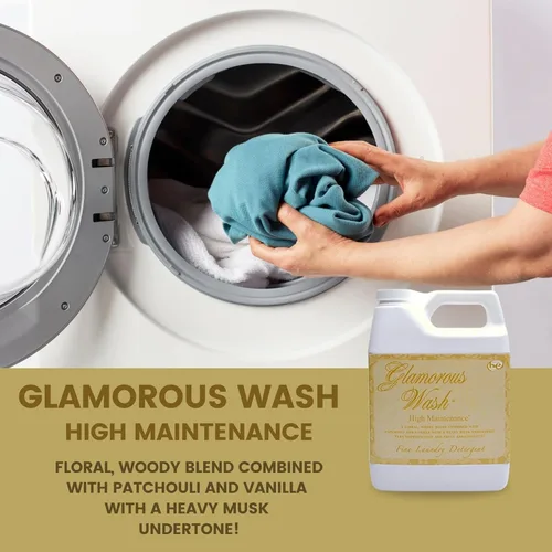 Vista 3 de TYLER Glamour Wash Detergente para ropa High Maintenance, 16 onzas líquidas/con bolsa para secadora Bolsa individual L
