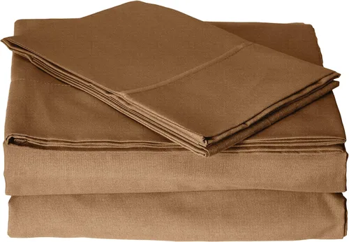 Vista 5 de Cathay Home Essentials Juego de sábanas de microfibra ultra suave, hipoalergénicas, resistentes a las arrugas, doble cepillado, color aguamarina Aqua