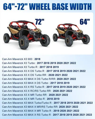 Vista 3 de X3 - Herramienta de cambio de correa compatible con Can-Am Maverick X3 Max DS RS MR RC Turbo R 2017-2021, se adapta a la base de rueda de 64 o 72