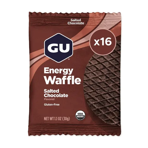 Vista 12 de GU Energy Stroopwafel Campfire S'mores Sports Nutrition Waffle, sin cafeína y lácteos kosher, energía para cualquier entrenamiento, 16
