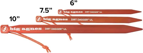 Vista 3 de Big Agnes Estacas para tienda de campaña Dirt Dagger UL