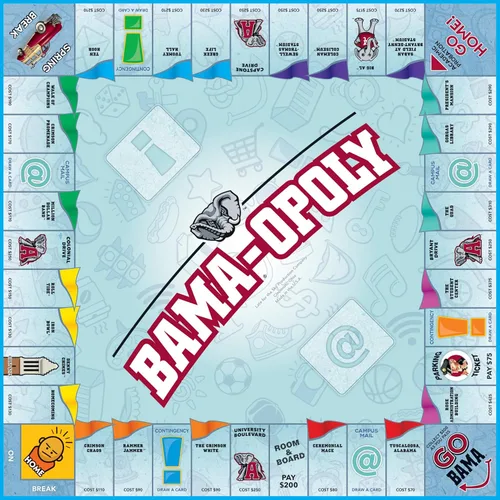 Vista 2 de Juego de mesa Bamaopoly de la Universidad de Alabama.