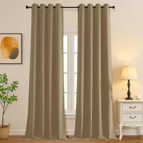 Vista 262 de Simplebrand Juego de 2 paneles de cenefa aguamarina para ventana de cocina de 14 pulgadas de largo, cortinas de oscurecimiento de habitación