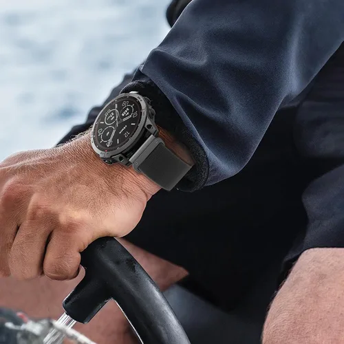 Vista 5 de ANCOOL Correa compatible con Garmin Fenix 7X/6X/5X, correas de nailon de fácil ajuste de 1.024 in para Garmin Fenix 3/5X Plus/6X Pro/Tactix Negro